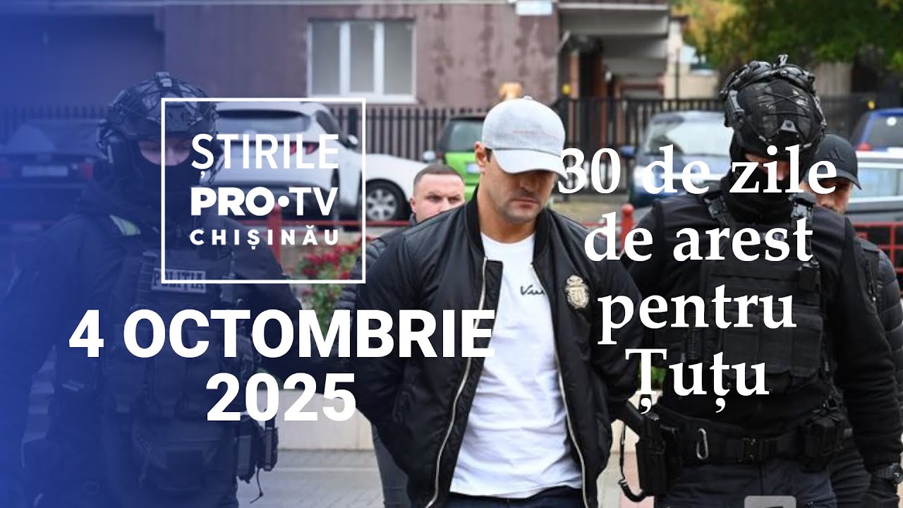Știrile PRO TV (ORA 20:00) | 30 DE ZILE DE AREST PENTRU ȚUȚU | Moldova