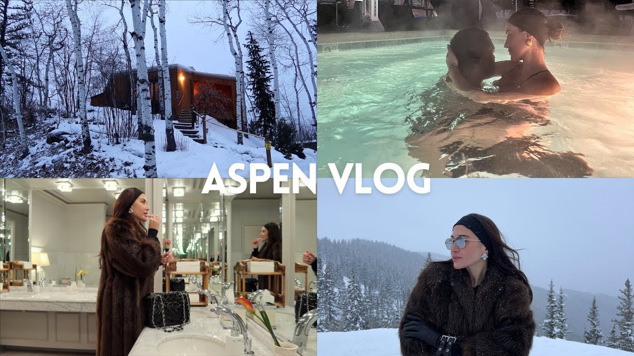 Видеоблог о путешествиях в Аспен ♡ Вейл, Four Seasons, джакузи в снегу, Сант-Амброус, апре-ски, С...