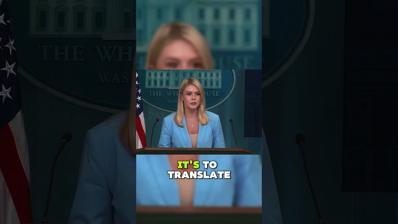 The Secret Photos That Made Trump&rsquo;s Press Secretary Panic 🤫 #shorts