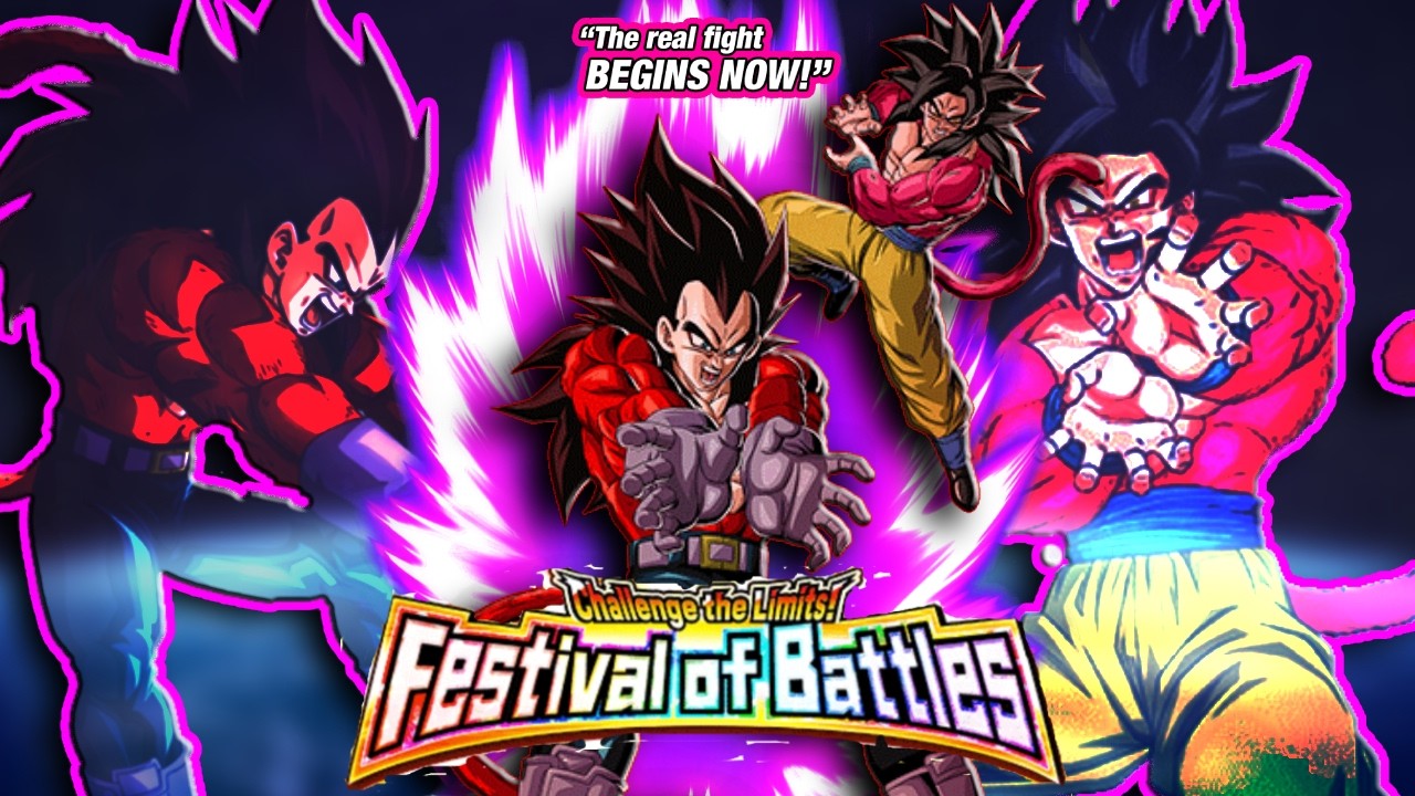 INT SSJ4 VEGETA VS FESTIVAL OF BATTLES! F2P DBZ DOKKAN BATTLE