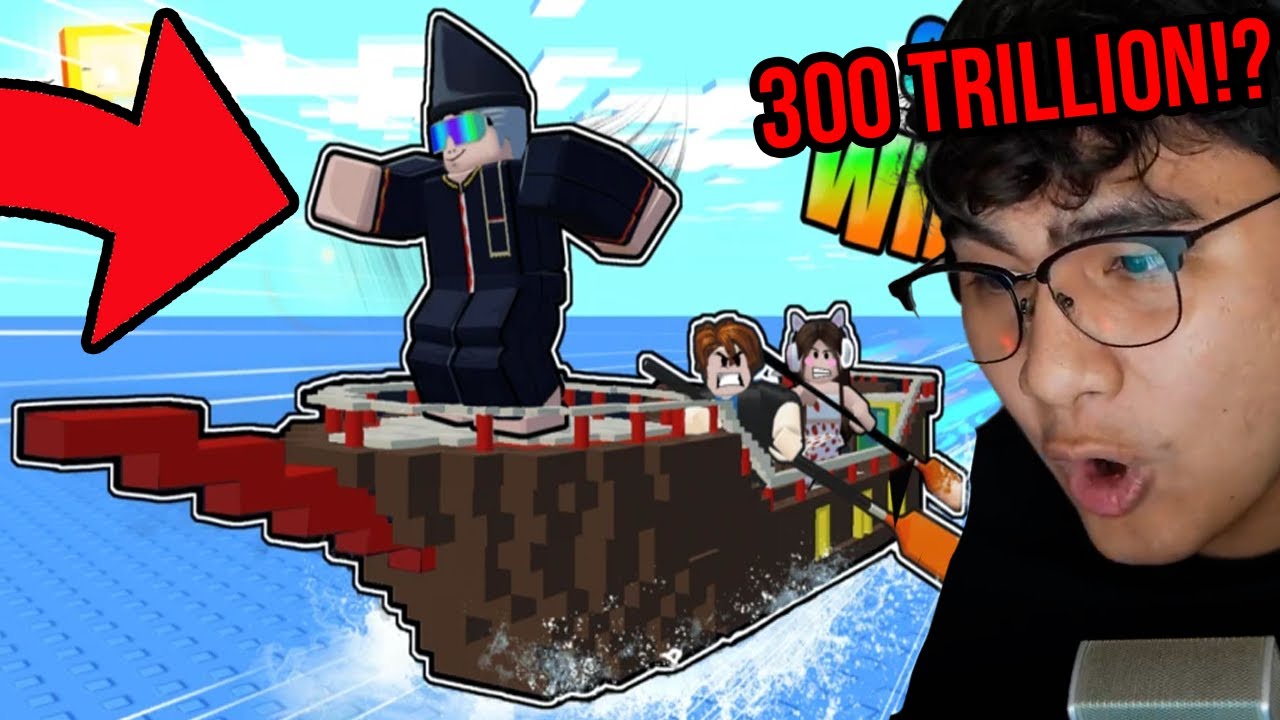 ROBLOX KAYAK RACING || 300 TRILLION SPEED...