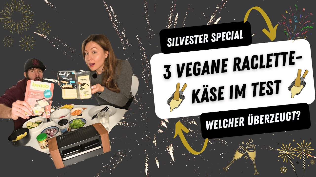 VEGANER RACLETTE KÄSE TEST! 🔥 Schmelzen die Alternativen? Die beste Sorte für Silvester