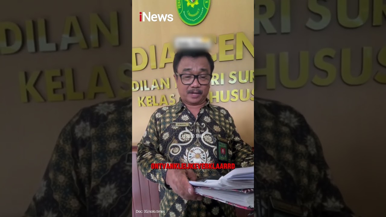 Gugatan Citizen Lawsuit Alumni UGM soal Ijazah Jokowi, Ditolak PN Solo #shorts