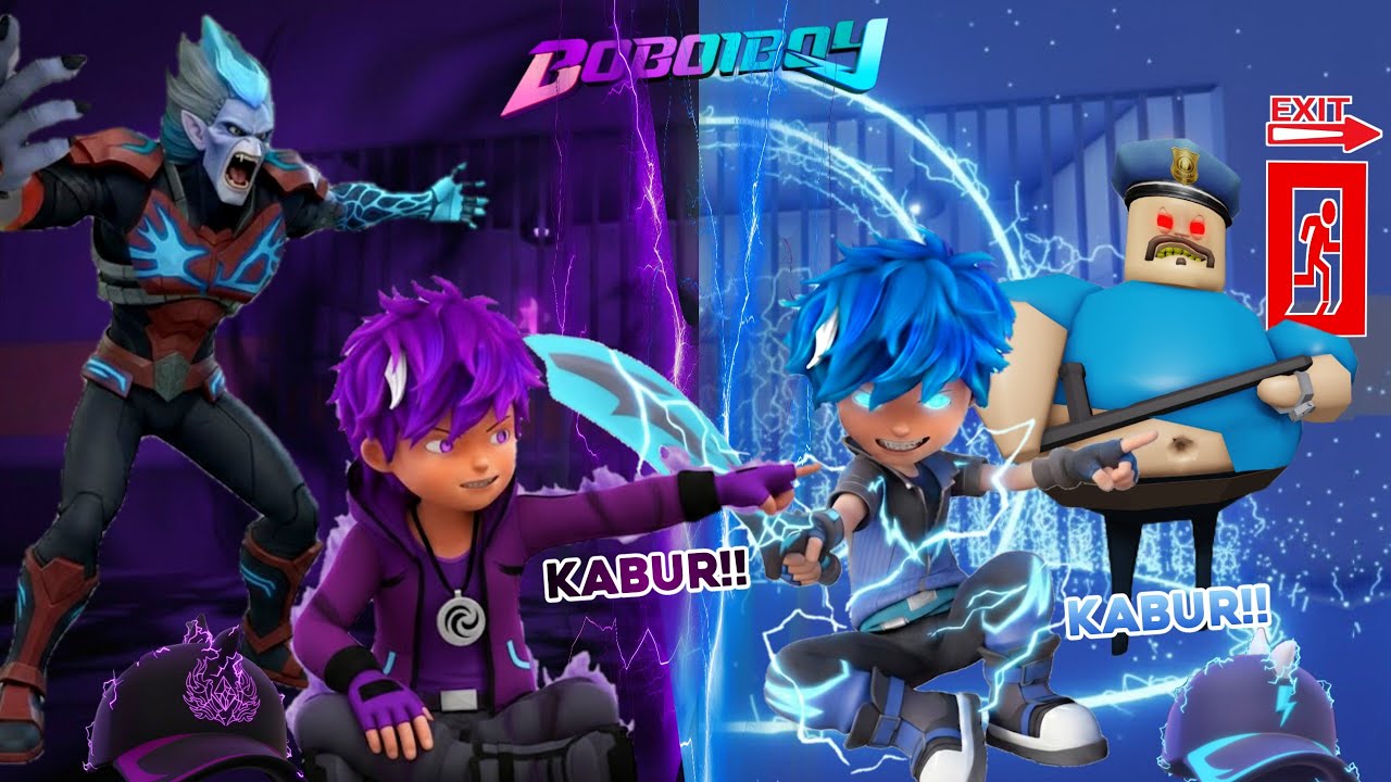 BOBOIBOY KEGELAPAN & BOBOIBOY LISTRIK MASUK PENJARA RETAK'KA?!
