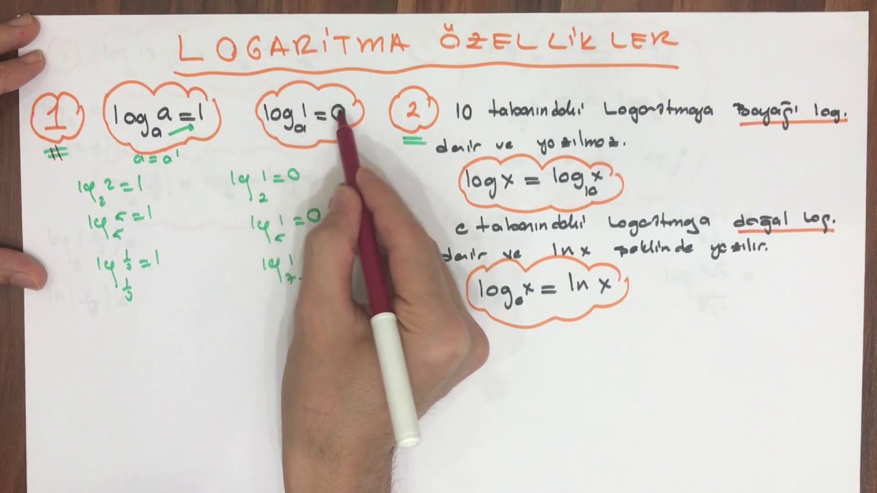 LOGARİTMA - 3  (SORU ÇÖZÜMÜ)