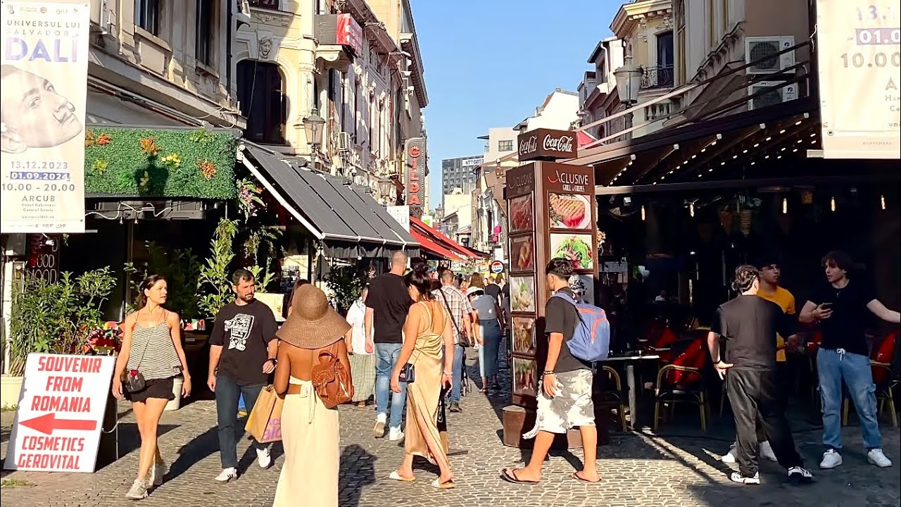 🇷🇴4K WELCOME TO BUCHAREST OLD CITY | AUGUST 2024 ☀️💃🏼🔥