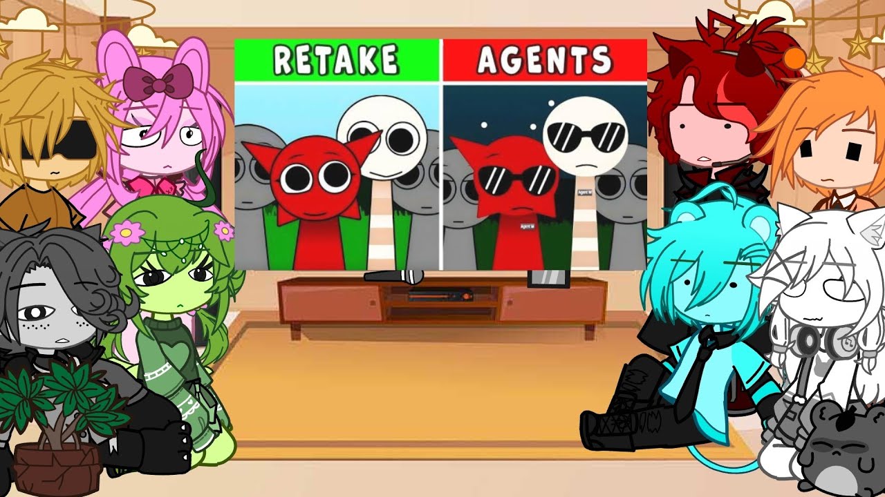 Sprunki Incredibox React To Incredibox Sprunki : Retake But Agent Sprunkis Version II 🐰