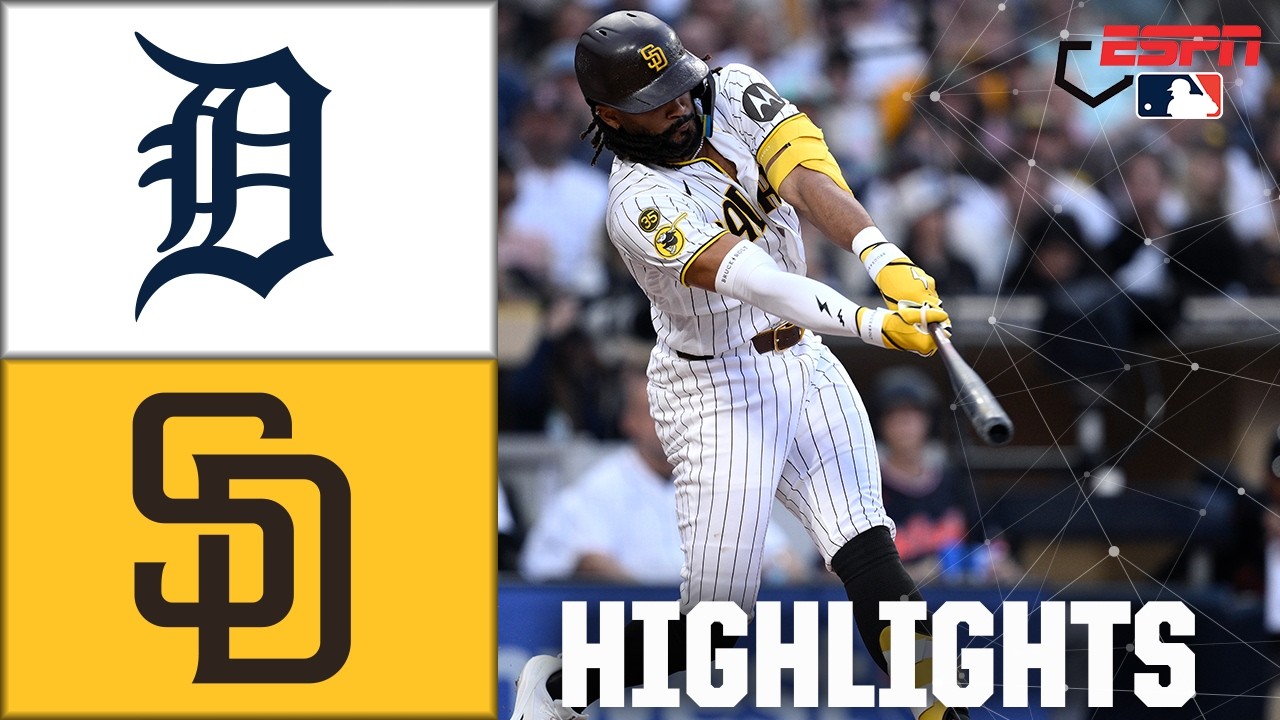 Detroit Tigers kontra San Diego Padres | Pełny skr&oacute;t meczu | ESPN MLB