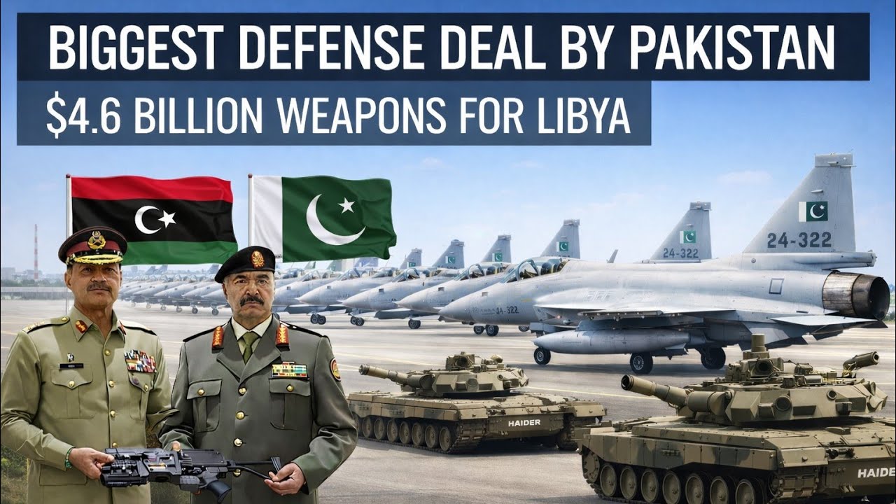 Biggest Defense Deal by Pakistan | $4.6 Billion Weapons for Libya ! inshort 2.0