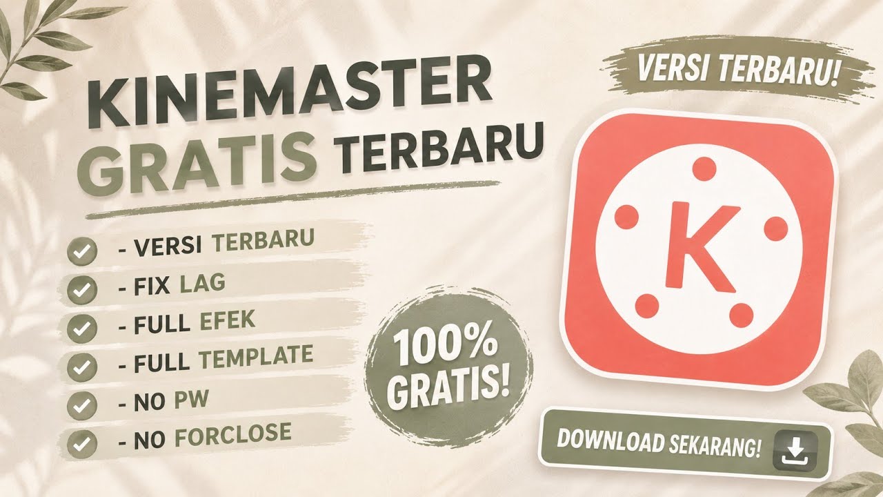 Baru lagi nih!! Apk kinemaster mod terbaru 2026. Free