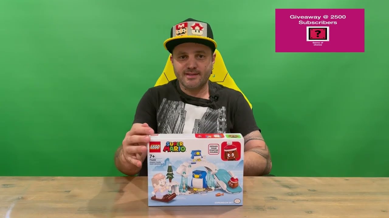 Ep 2347 - Lego Super Mario Penguin Family Snow Adventure Expansion Set Unboxing
