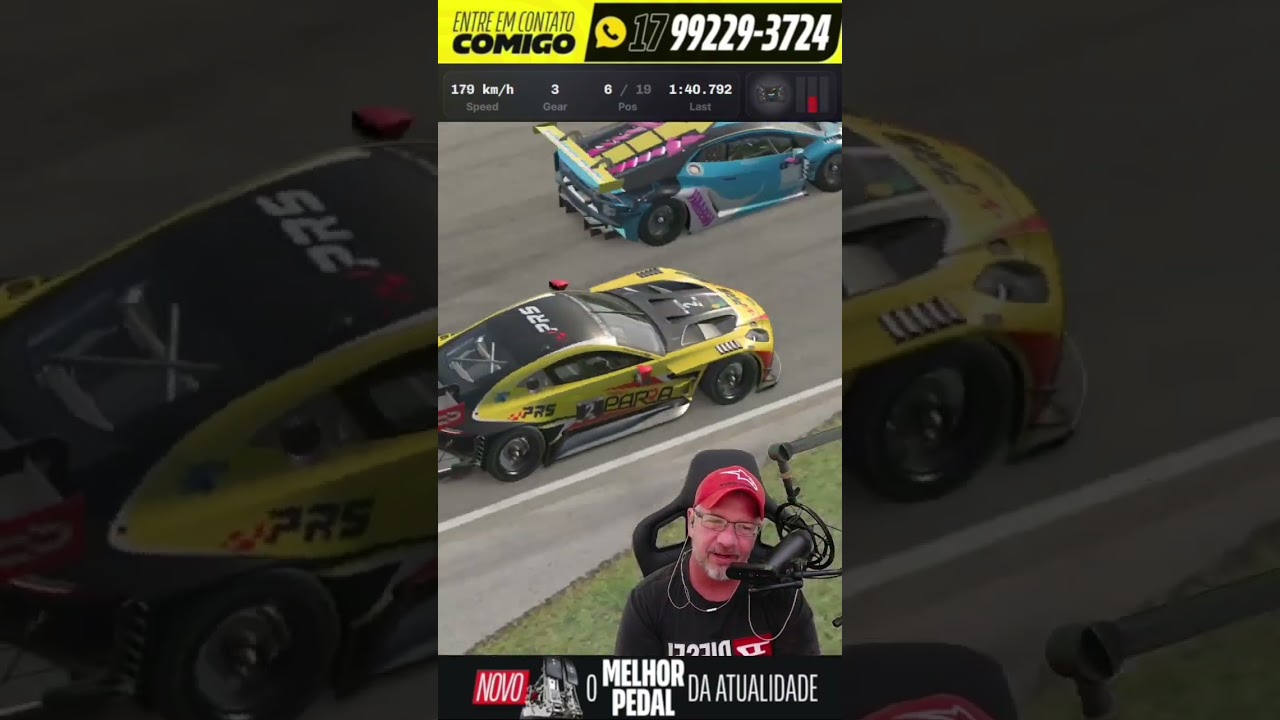 Na captura. Aston vs Lambo Gt3 em Imola no 
