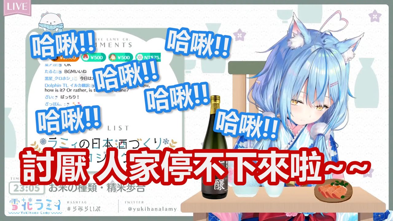 【雪花菈米】無情的噴嚏機器【hololive中文】