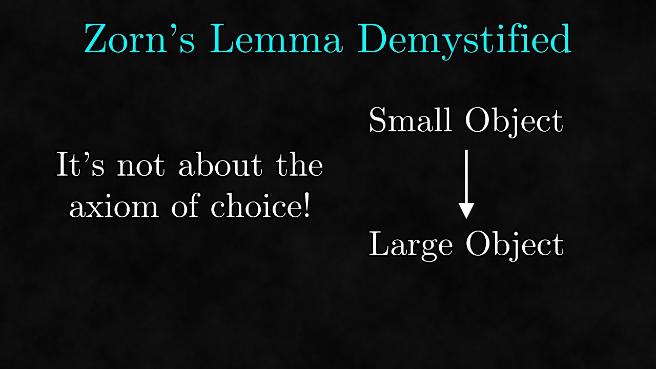 Zorn's Lemma Demystified