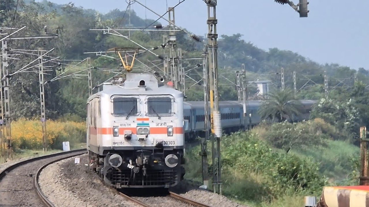 (20 in 1) High speed trains at kamshet | Deccan Queen + Indrayani Exp + Duranto Exp & Many More 
