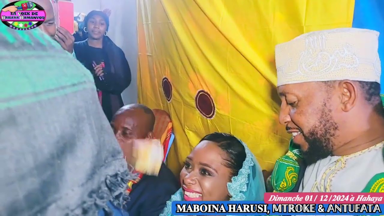 MABOINA HARUSI, MTROKE MOHAMED MBECHEZI & ANTUFATA HIMIDI, Dimanche 01/12/2024 à Hahaya