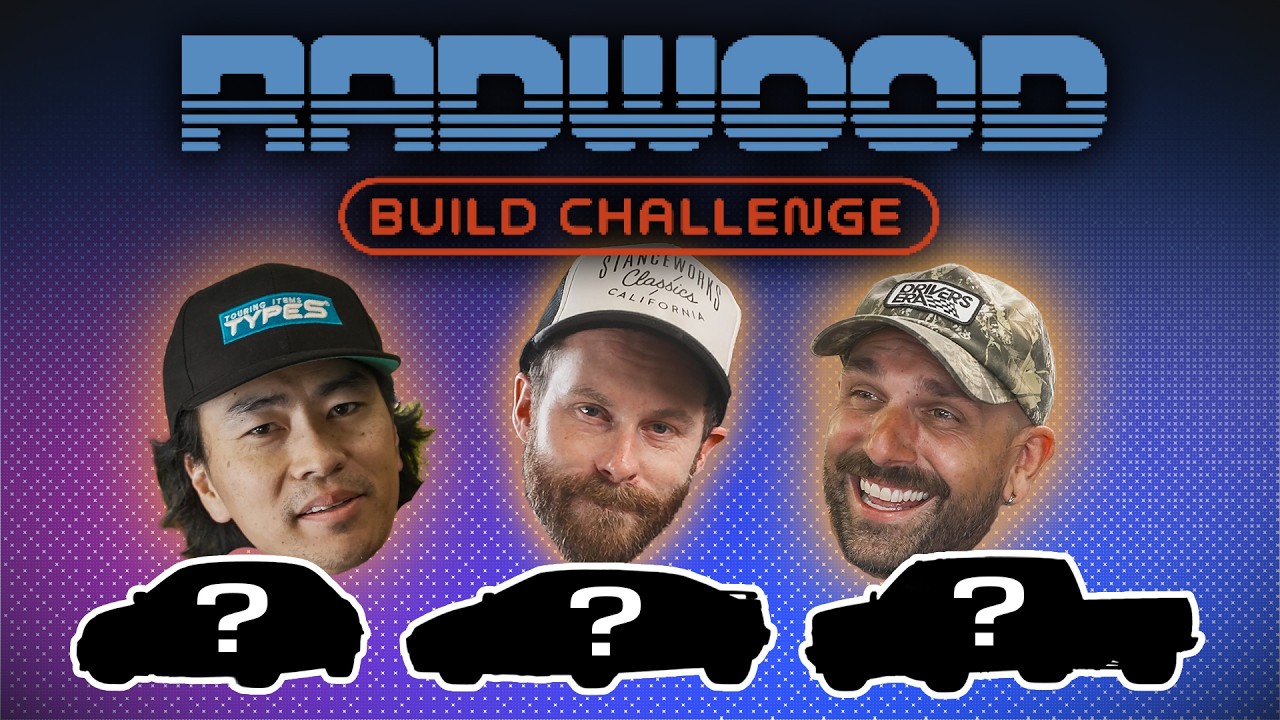 3 cars, 3 builders, 1 Cammisa and 1 competition for $100,000! | RADwood Build Challenge Ep 1