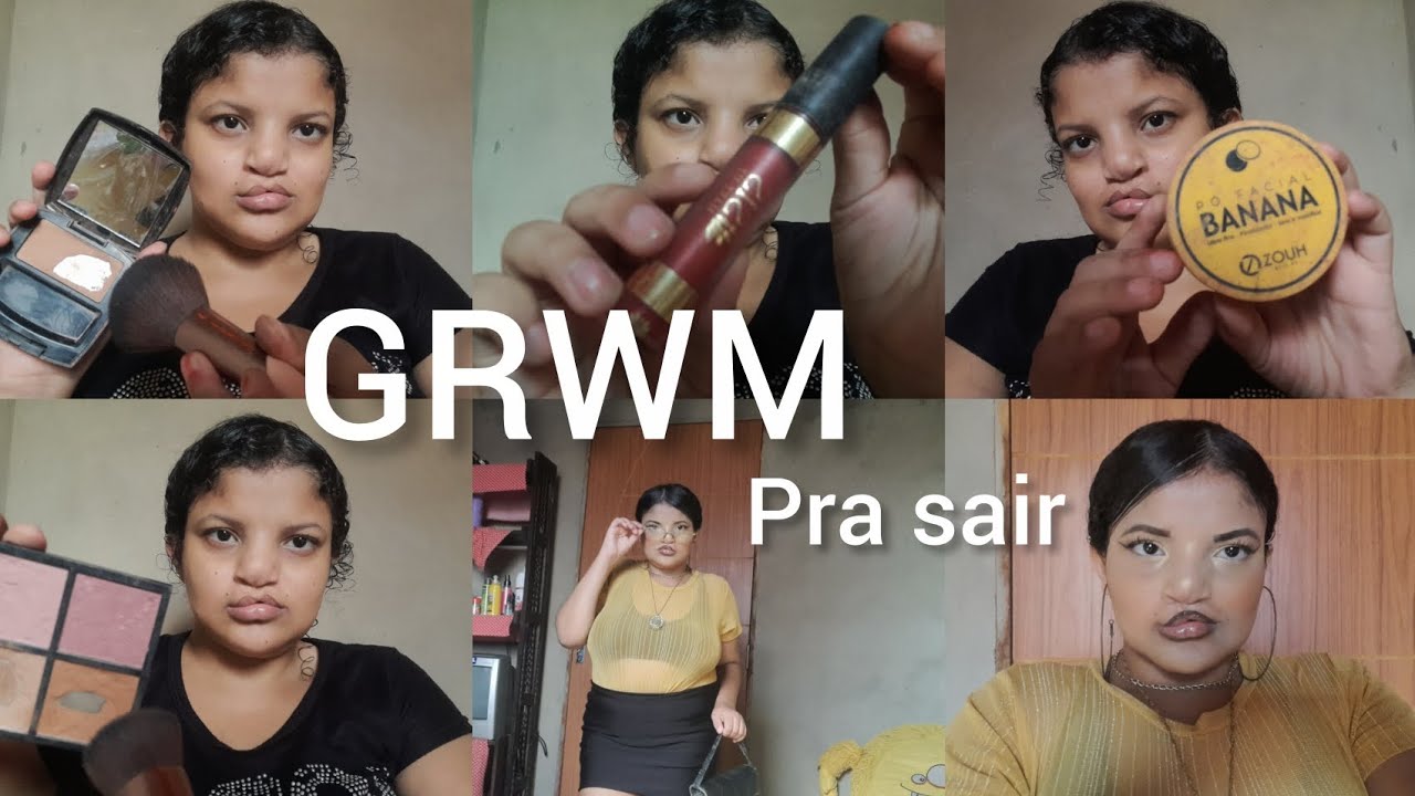 ARRUME-SE COMIGO PRA SAIR - makeup tutorial look / GRWM 