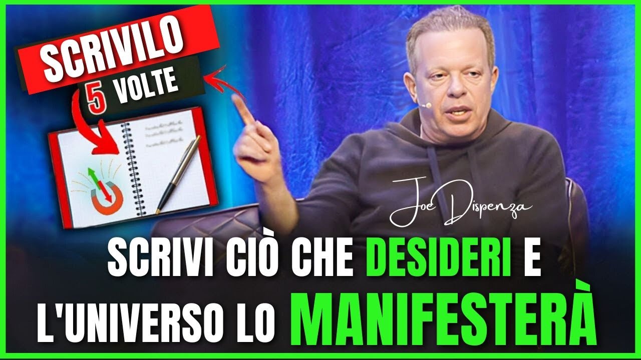 Scrivilo e l 'universo lo manifesterà! Ma.. Fallo tutti i giorni! | Dr. Joe Dispenza ita