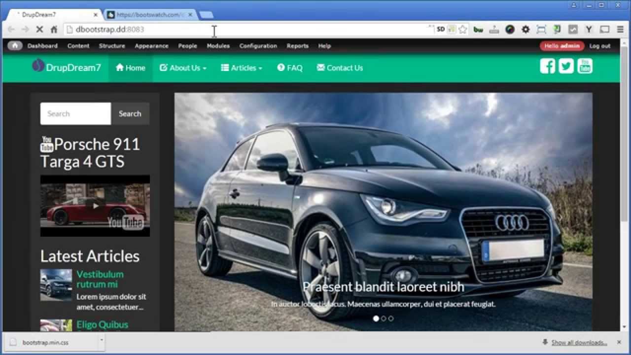 Drupal Bootstrap - 34 - BONUS: Bootswatch