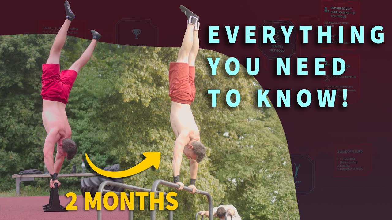 How to STRAIGHT BAR HANDSTAND the Easy Way | My Transformation