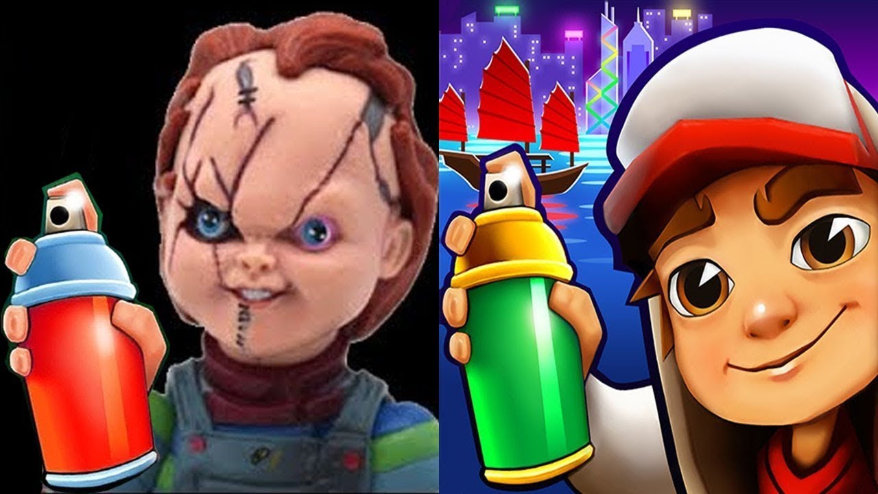 Subway Surfers KING ROYAL OUTFIT vs KILLER CHUCKY RUSH Gameplay HD
