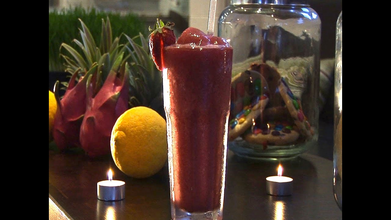how to make a very Cool strawberry ice crush