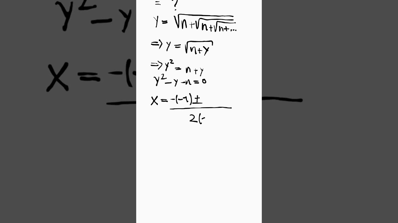 Math problem with recursion