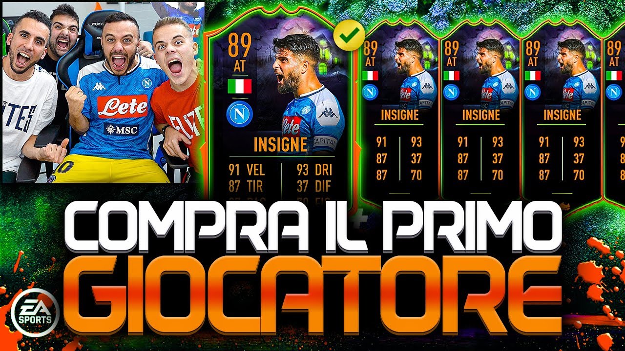 INSIGNE SCREAM!!!!!!! COMPRA IL PRIMO GIOCATORE su FIFA 20!!! w/Elites