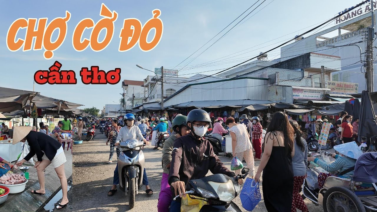 Chợ Cờ Đỏ Cần Thơ – Rập Cô Đi Chợ Vui Tính, Cá Đồng Rau Vườn Đều Tươi Ngon