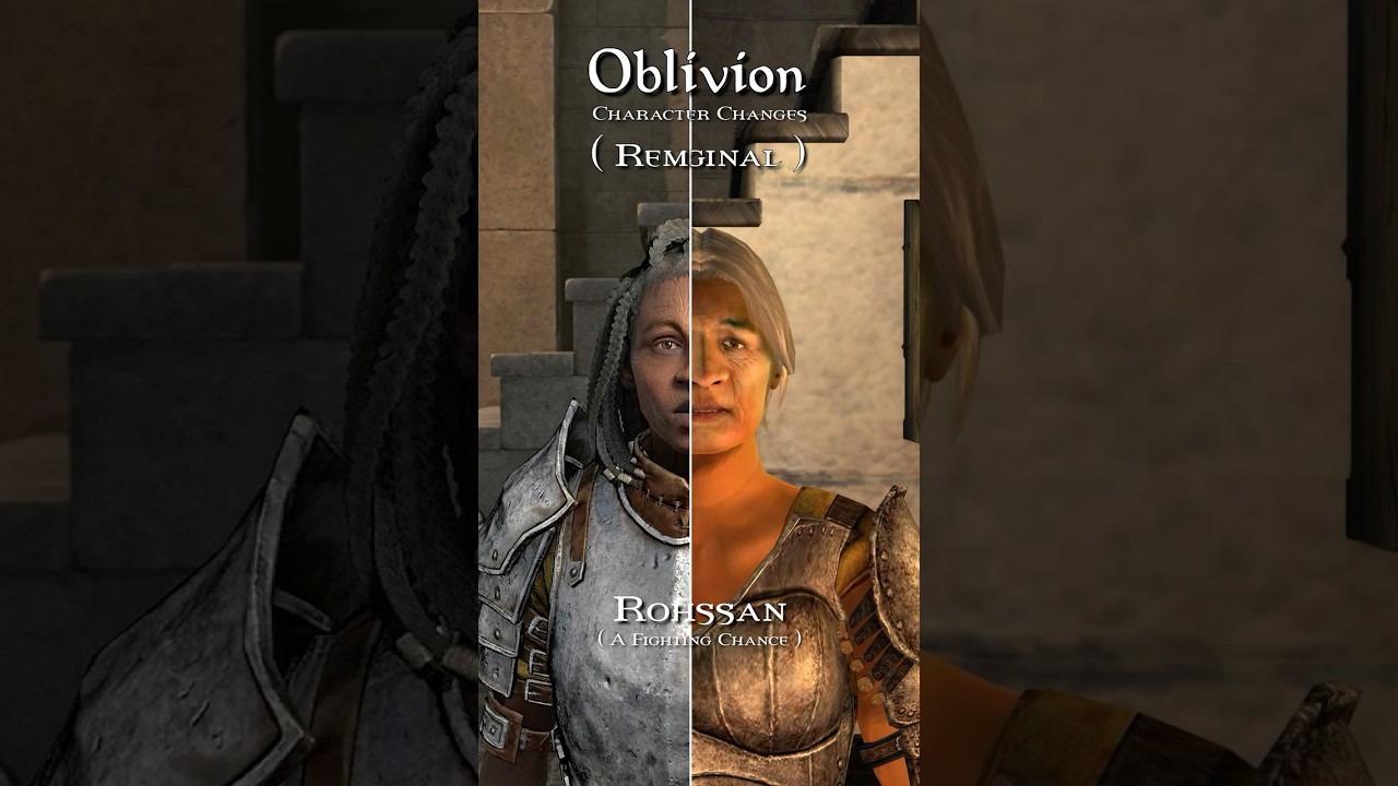 Oblivion Remastered - NPC Changes PT.1 #shorts #oblivion #oblivionremastered #elderscrolls