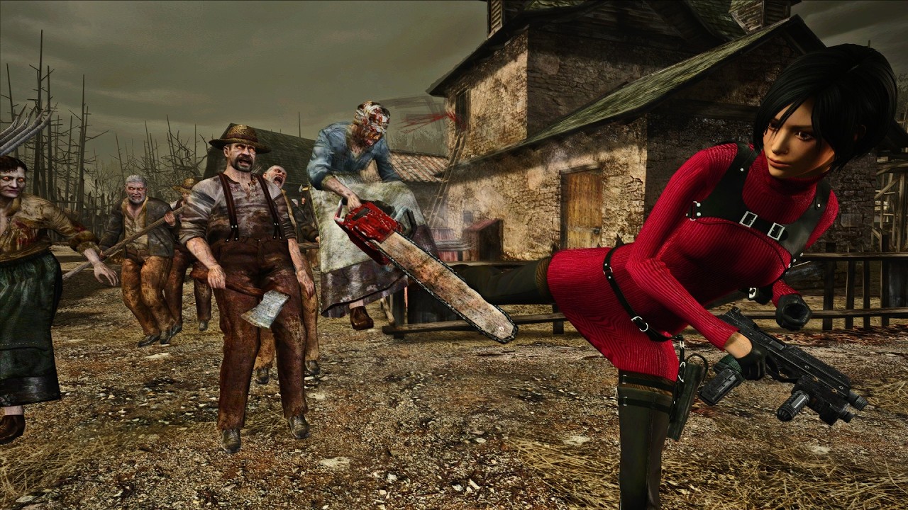Por esto RE4R Ada Wong es la mercenaria MÁS RÁPIDA - RE4 The Mercenaries Pueblo