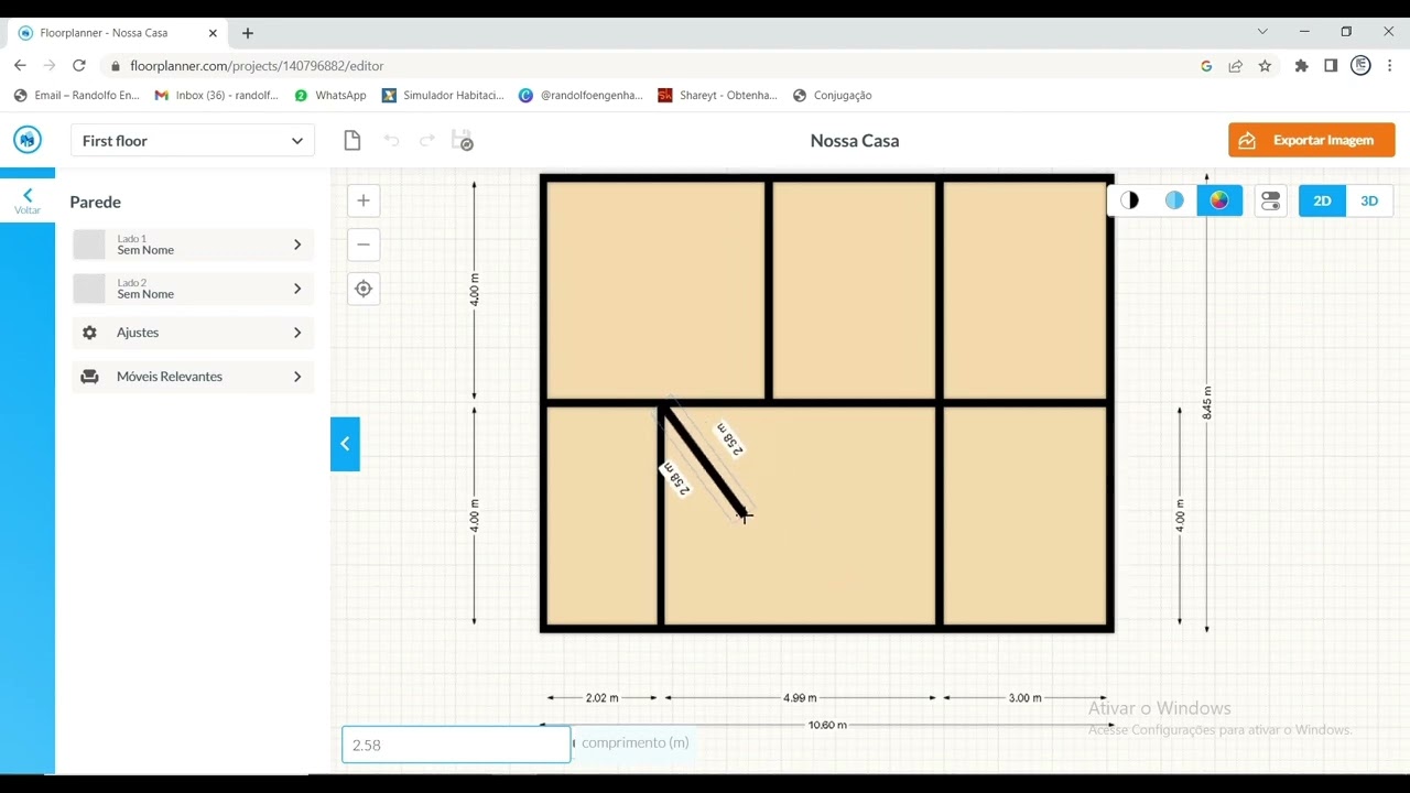 floorplanner- Aprenda a fazer Plantas/Projetos3D da sua casa online de graça.