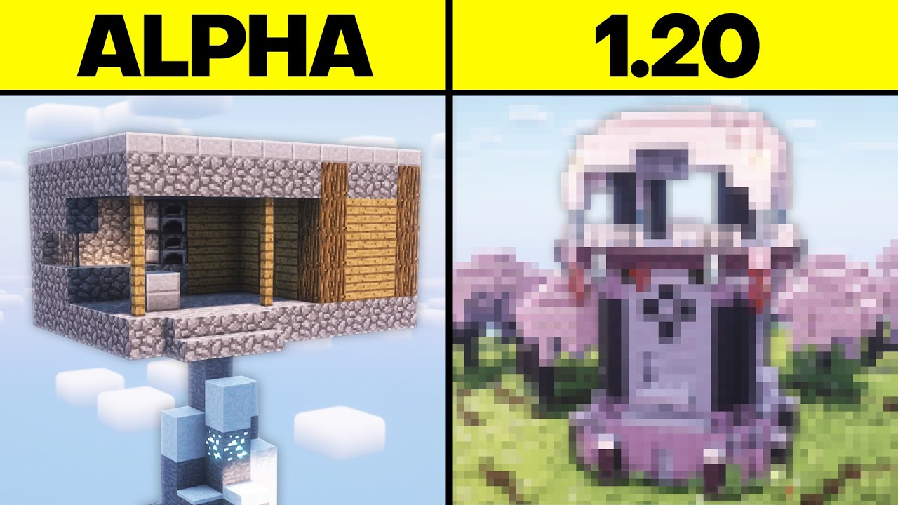 Die SELTENSTEN SEEDS aus JEDER Minecraft VERSION...