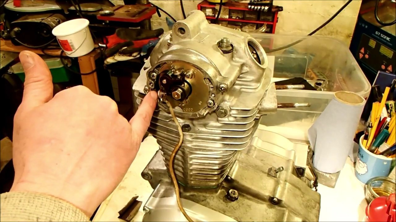 Honda cb125s engine restoration pt-23 points and instalation