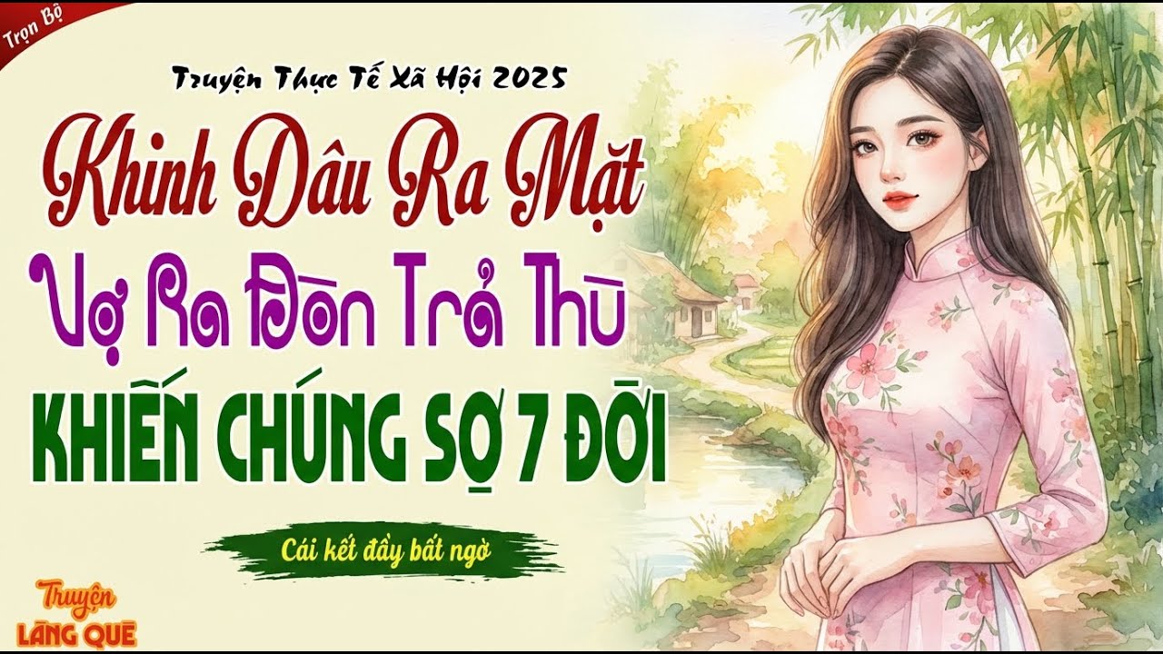 BỊ NHÀ CHỒNG ĐỘC ÁC HÀNH HẠ, NGƯỜI VỢ TUNG ĐÒN TRẢ THÙ KHIẾN CẢ NHÀ KHIẾP SỢ - Kể chuyện đêm khuya