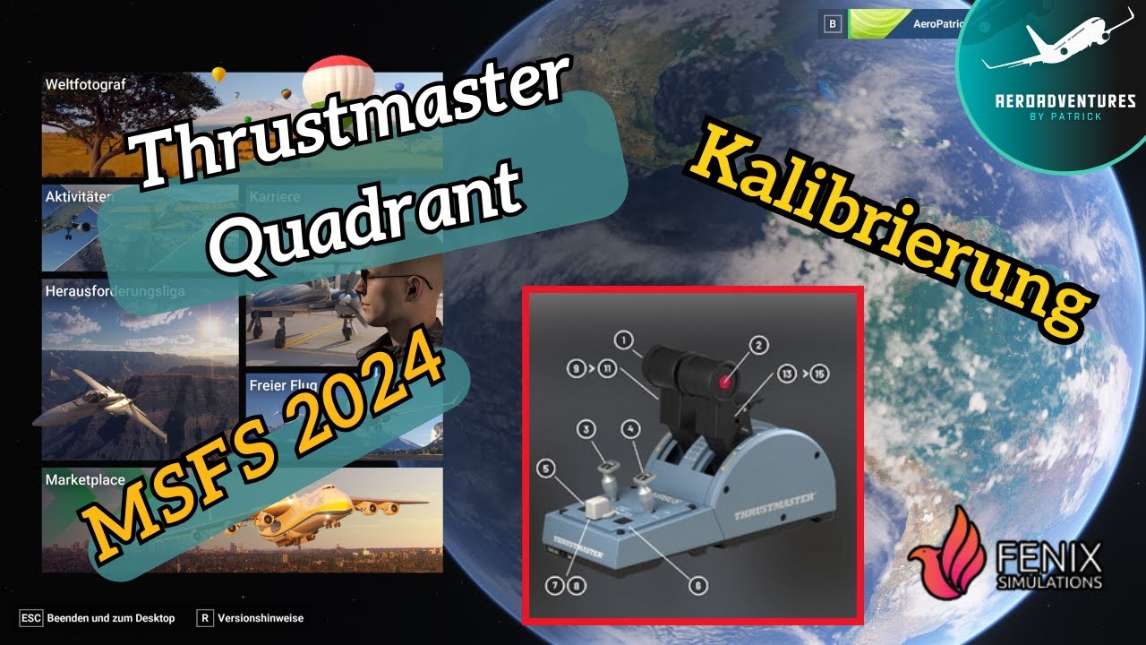 Fenix A320 Setup Guide: Thrustmaster TCA Quadrant im MSFS 2024 kalibrieren!