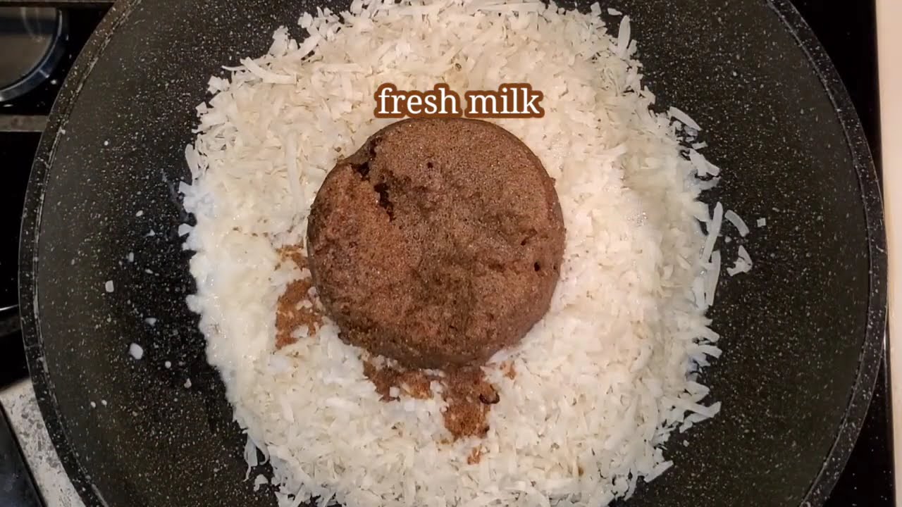 HOW TO MAKE PAN DE COCO FILLING WITH DESICCATED COCONUT FLAKES || THE UNSALTED KITCHEN #shorts