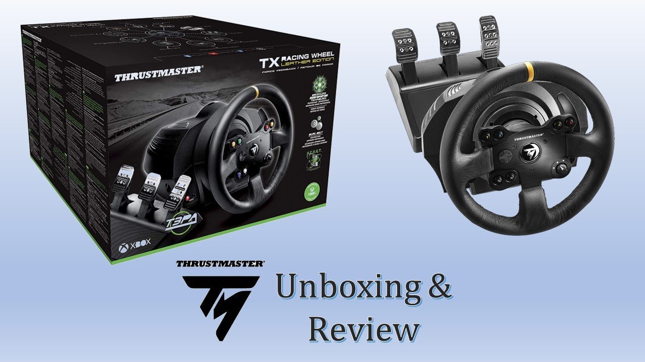Thrustmaster TX RW Leather Edition - Unboxing and Review