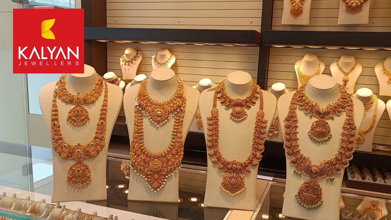 Kalyan Jewellers Gold Antique Jewellery Collections | Fancy Wedding Jewellery Collections