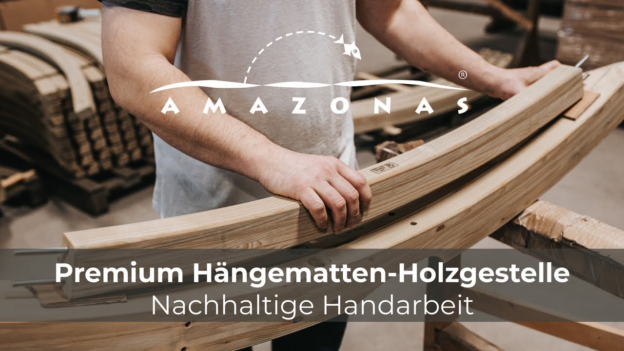 AMAZONAS Holzgestelle für Hängematten und Hängesessel - Nachhaltige Produktion in Polen