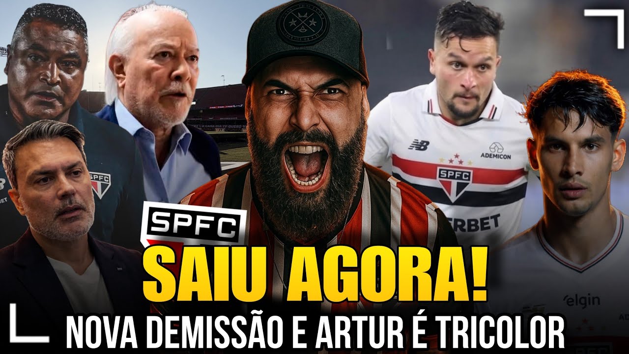 AGORA! SAIU NOVA DEMISS&Atilde;O NO SPFC! ARTUR &Eacute; DO S&Atilde;O PAULO | ROGER MACHADO FAZ MUDAN&Ccedil;AS NO TIME E+
