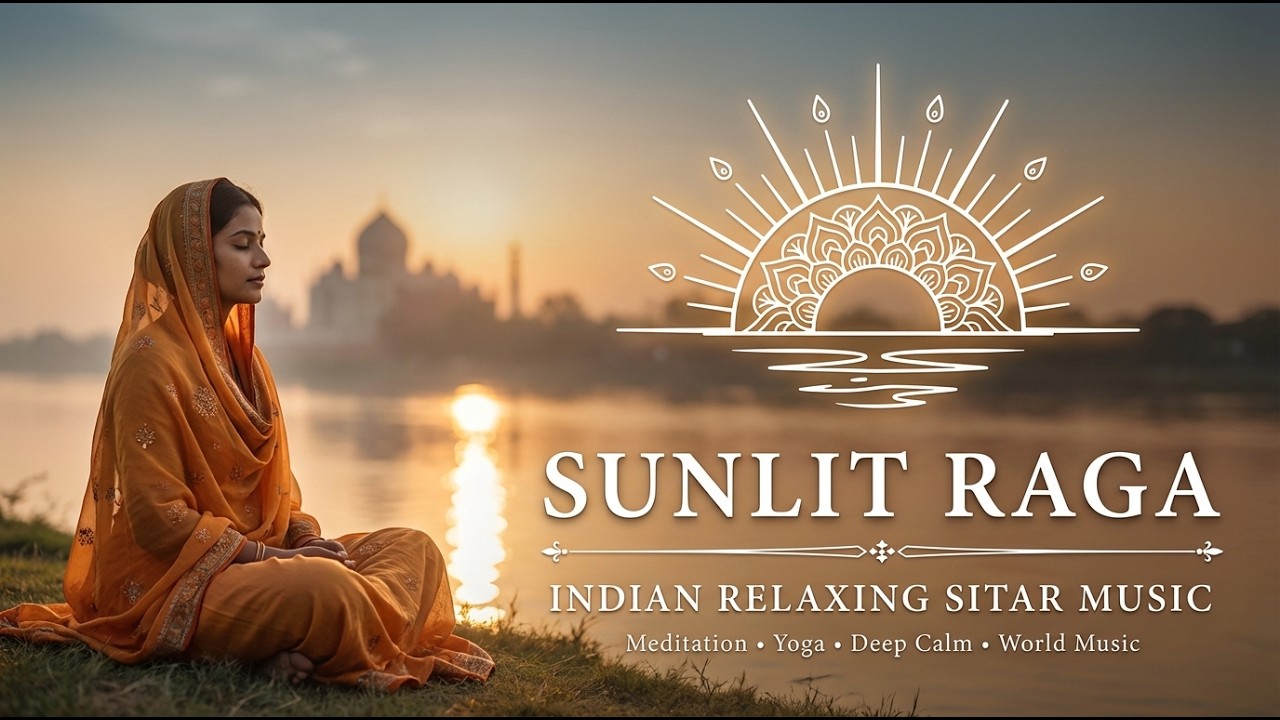 Indian Sitar Meditation Music🌞 Deep Calm for Yoga, Stress Relief, Sleep & Focus | World Music