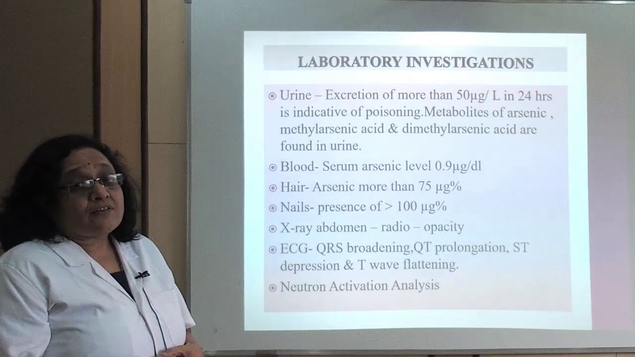 Arsenic poisoning