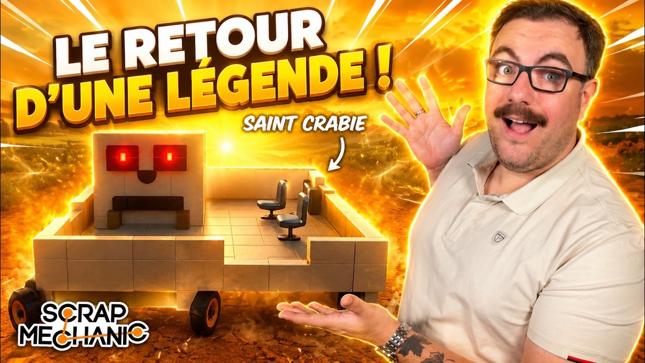 LE RETOUR DE LA LÉGENDE ! - SCRAP MECHANIC FR