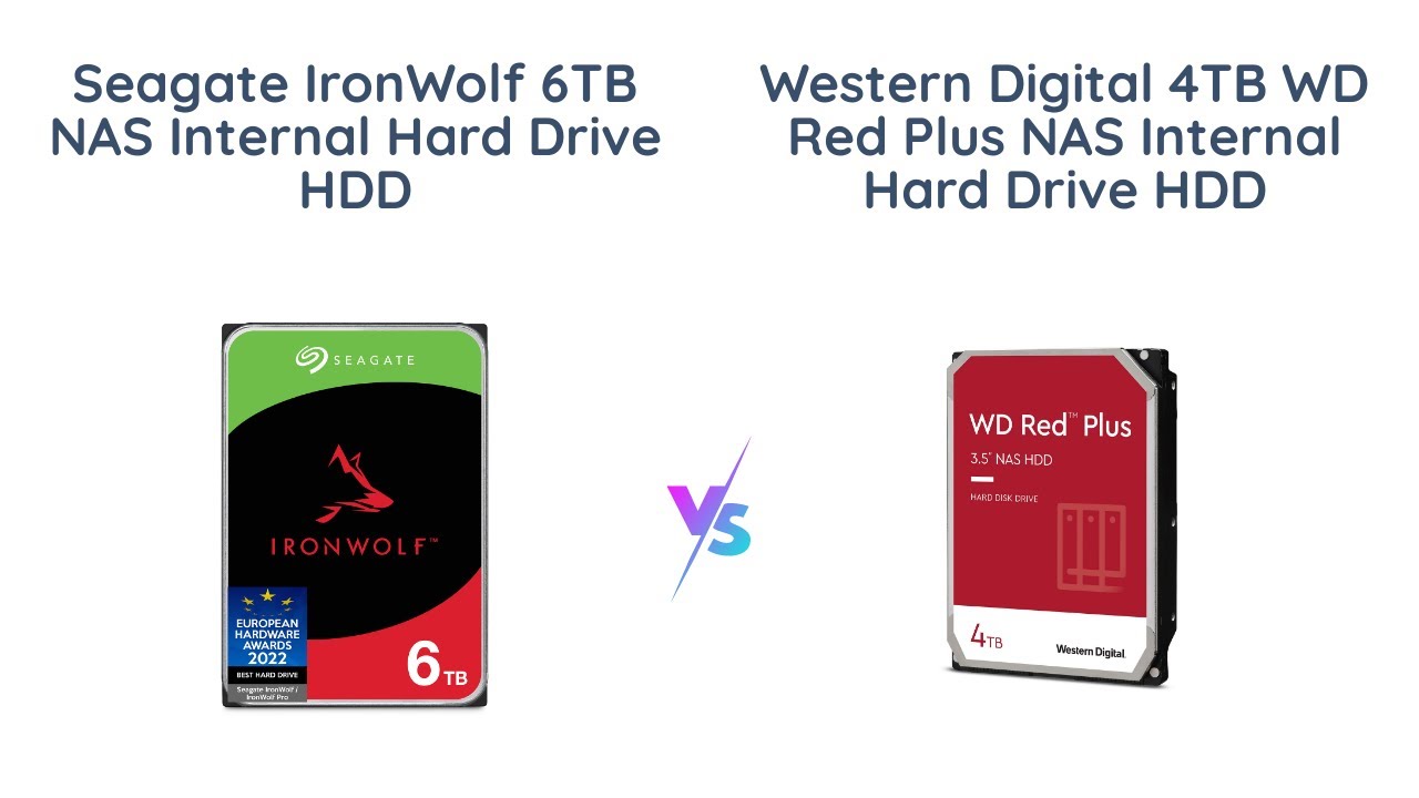Seagate IronWolf vs. Western Digital Red Plus: Which Hard Drive is Right for Your NAS?