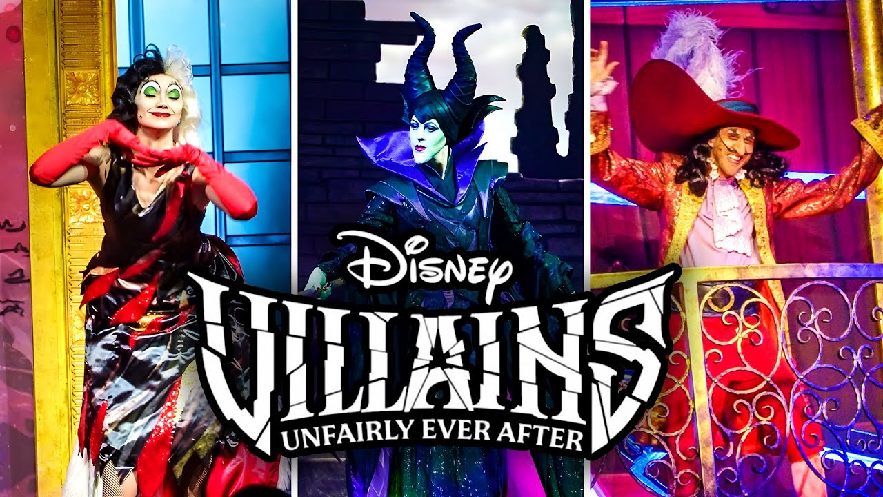 NEW Disney Villains Show “Unfairly Ever After” – Stunning Close-Ups of Every Villain! [4K 60fps]