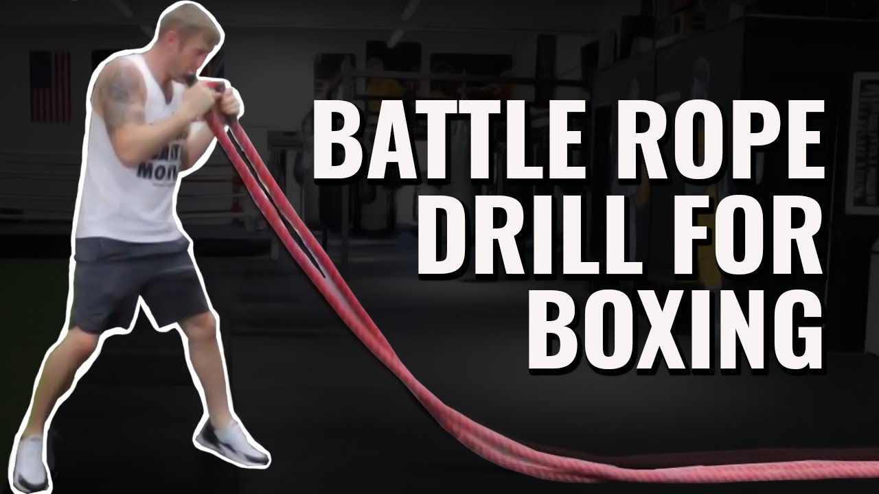 Battle rope drill for boxing | Subscribe for more