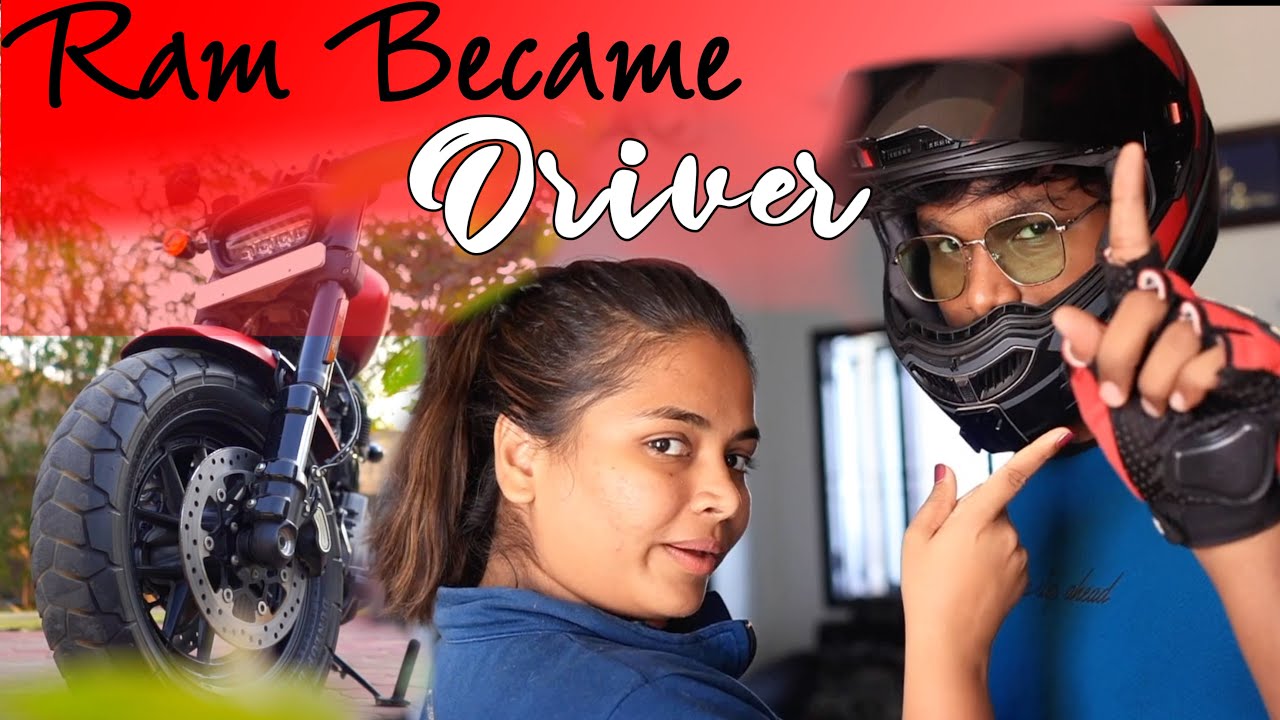 RAM BECAME RAPIDO DRIVER IN HARELY DAVIDSON FOR A DAY 😂🔥