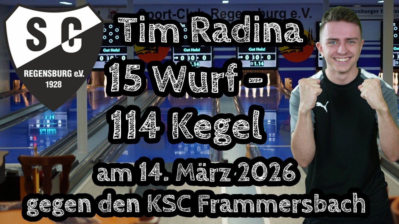 15 Wurf Volle – 114 Kegel | Tim Radina | 2. Bundesliga Mitte Kegeln Classic 2025/2026